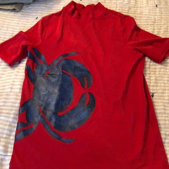 Lands End swim shirt